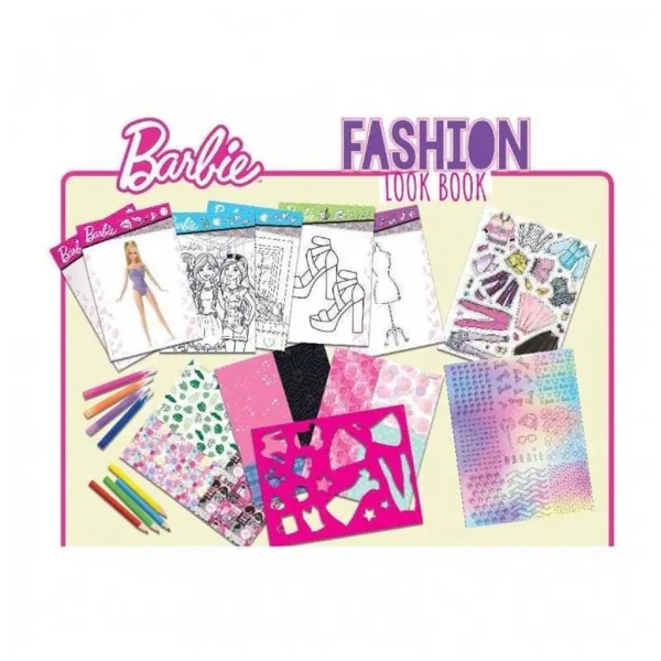 Szkicownik projektanta mody Barbie - Lisciani zdjęcie 3