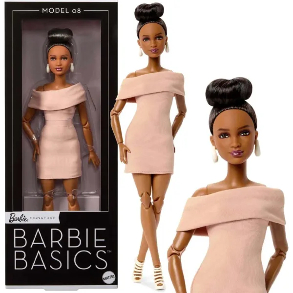 Barbie: Signature Basics Neutral Collection 08 lalka kolekcjonerska - Mattel zdjęcie 5