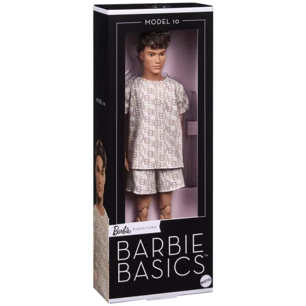 Barbie: Signature Basics Neutral Collection 10 Ken – lalka kolekcjonerska - Mattel zdjęcie 2