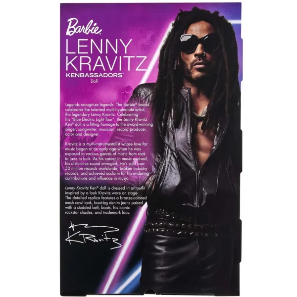 Barbie: Signature Kenbassadors Lenny Kravitz lalka kolekcjonerska 33 cm - Mattel zdjęcie 5