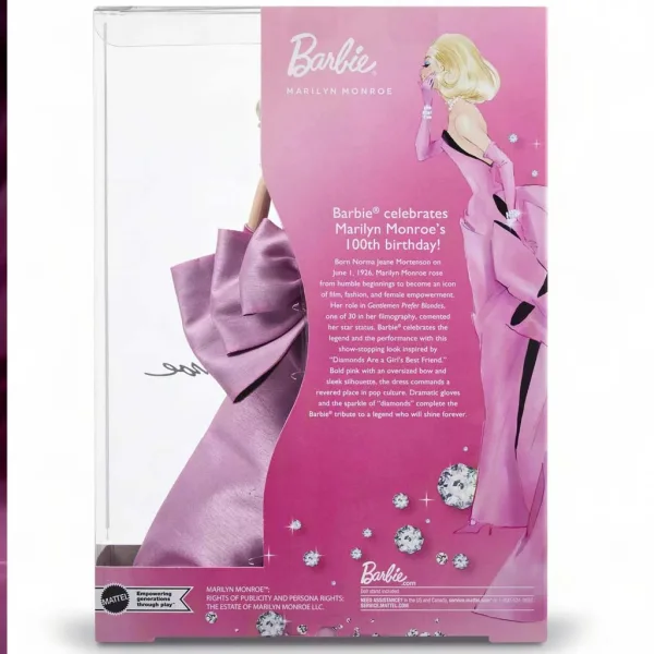 Barbie: Signature lalka kolekcjonerska Marilyn Monroe 33 cm - Mattel zdjęcie 7