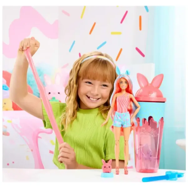 Barbie: Slime Reveal Zwierzęca Impreza – Zestaw z kotkiem – Mattel zdjęcie 2