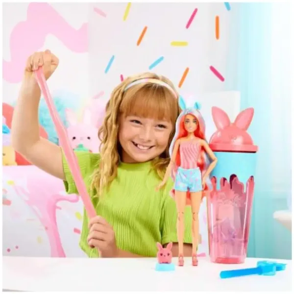 Barbie: Slime Reveal Zwierzęca Impreza - Zestaw Zabawek Królik - Mattel zdjęcie 2