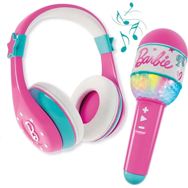 Barbie Sound Your Style zestaw z słuchawkami i mikrofonem - Lisciani zdjęcie 3