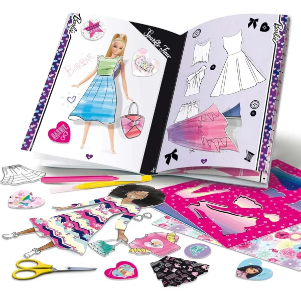 Barbie Zestaw kreatywny szkoła mody - Lisciani zdjęcie 2