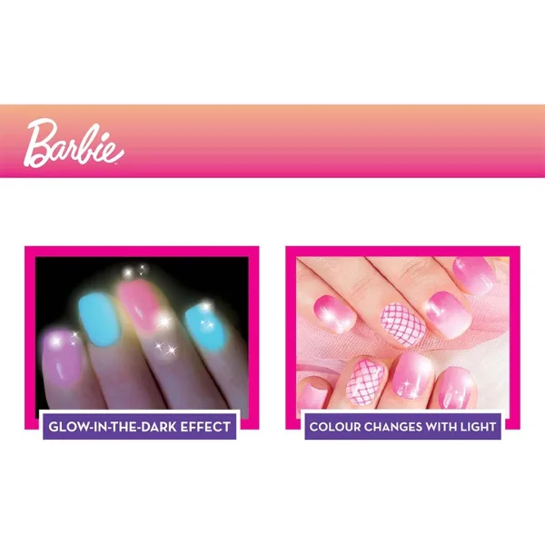 Barbie Zmieniające kolor magiczne studio paznokci - Lisciani zdjęcie 3