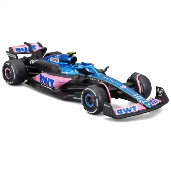 Bburago: Alpine A523 F1 samochód wyścigowy, metalowy model samochodu w skali 1/43 zdjęcie 2
