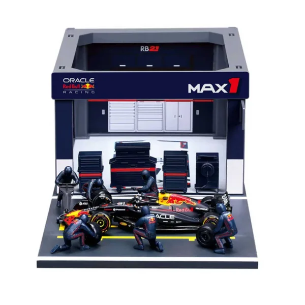Bburago: F1 samochód wyścigowy - Red Bull RB21 Pit / Max Verstappen 1/43 zdjęcie 2
