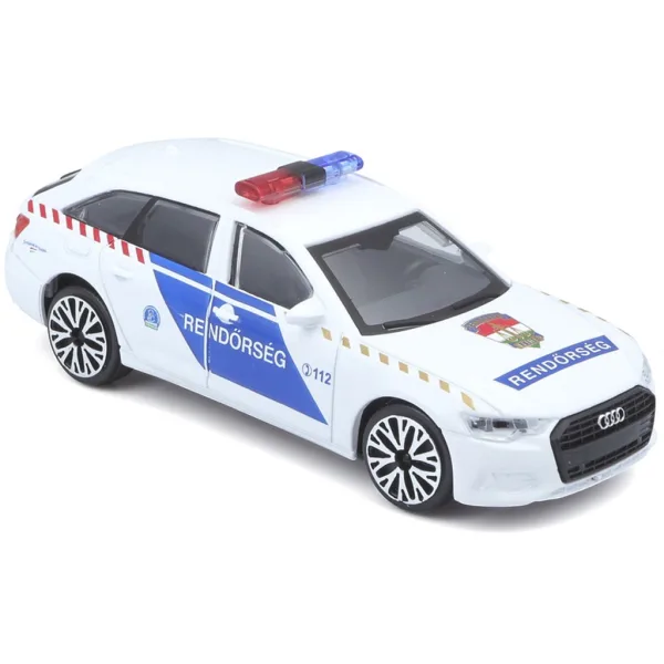 Bburago: Węgierski Radiowóz Audi A6 Avant 1:43 zdjęcie 2