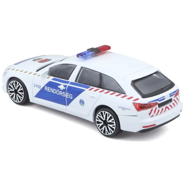 Bburago: Węgierski Radiowóz Audi A6 Avant 1:43 zdjęcie 3
