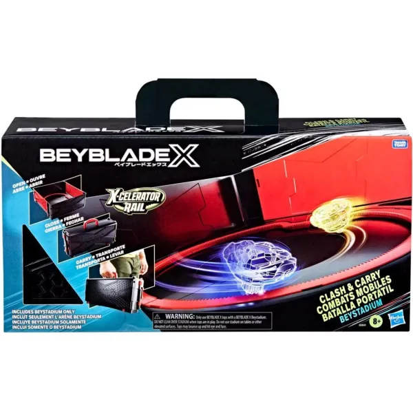 Beyblade X: Beystadium Clash & Carry przenośna arena walki – Hasbro zdjęcie 2