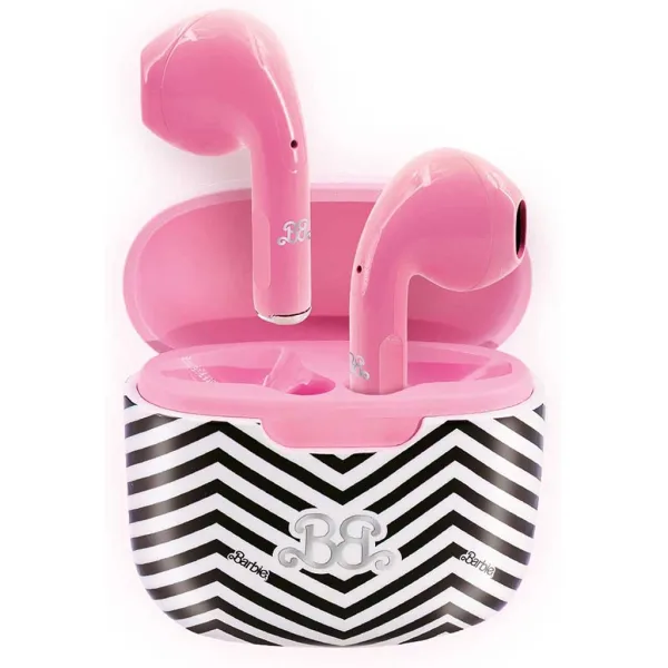Różowe bezprzewodowe słuchawki Bluetooth Barbie - Lisciani zdjęcie 2