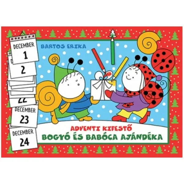 Prezent Bogyó i Babóca - Adwentowy kolorowanka książka