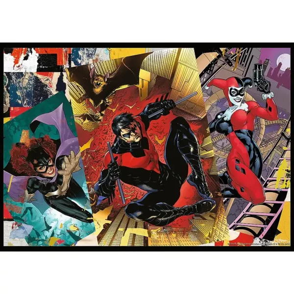 Bohaterowie i złoczyńcy Gotham z Batmana, puzzle 4x250 elementów - Trefl zdjęcie 3