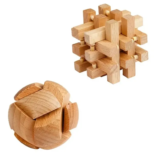 Brain Quest drewniana łamigłówka w różnych wersjach 1szt zdjęcie 3