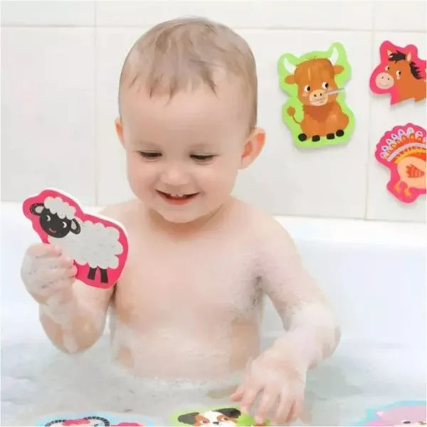 Buddy & Barney Zabawka do kąpieli puzzle - Stajnia zdjęcie 2