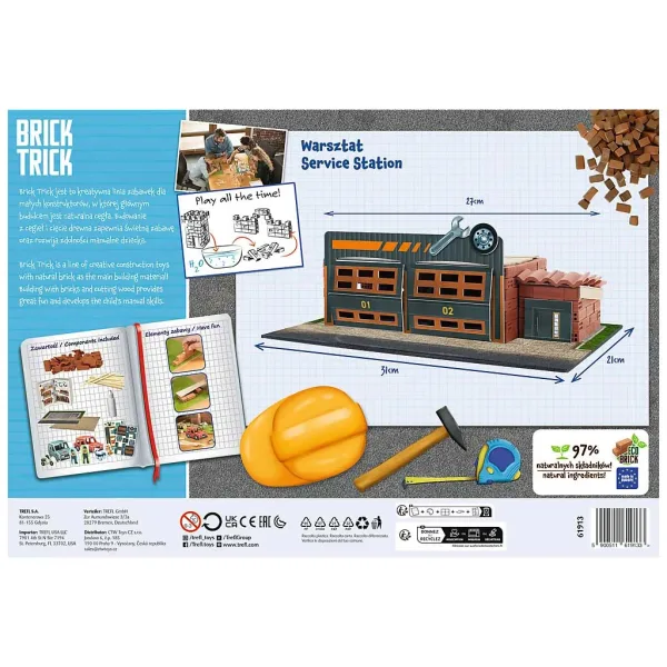 Budujemy z klocków Brick Trick: Stacja serwisowa 150 elementów - Trefl zdjęcie 2