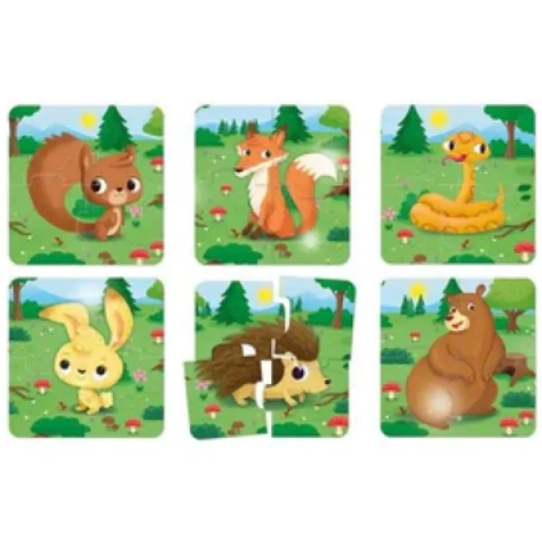 Carotina Baby: Puzzle leśne zwierzęta zdjęcie 2