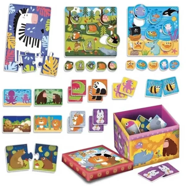 Carotina Baby: Super Box 10 zabawek edukacyjnych - Lisciani zdjęcie 2