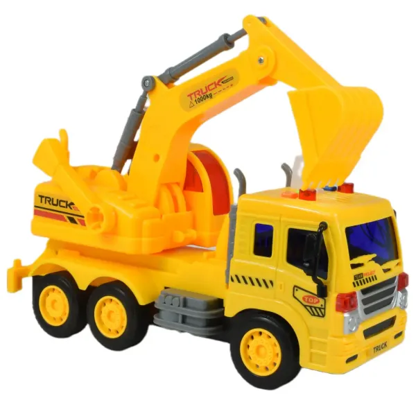 City Truck: Ciężarówka z ładowaczem z dźwiękiem i światłem 1/18 zdjęcie 5