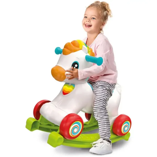 Clementoni Baby: 3 w 1 interaktywna huśtawka koń zdjęcie 2