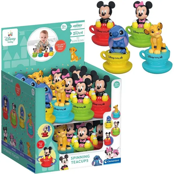 Clementoni Baby: Disney Baby obracane figurki postaci w czterech różnych wersjach, 1 sztuka zdjęcie 3