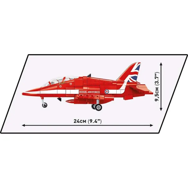 COBI: Samolot BAe Hawk T1 „Red Arrows” zestaw konstrukcyjny (5844) zdjęcie 8