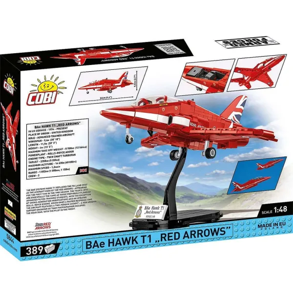 COBI: Samolot BAe Hawk T1 „Red Arrows” zestaw konstrukcyjny (5844) zdjęcie 9