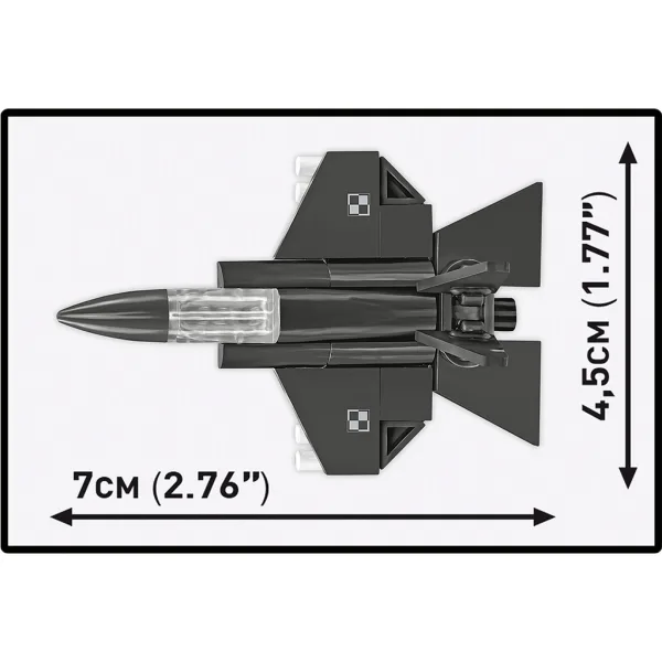 COBI: Siły Zbrojne F-35A Lightning II "Husarz" klocki konstrukcyjne (5926) zdjęcie 3