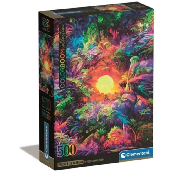 Colorboom Collection: Psychodeliczna 500-elementowa kompaktowa układanka - Clementoni zdjęcie 1