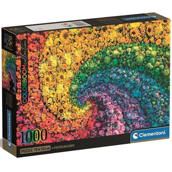 Colorboom Collection: Wirujący Kwiat 1000-elementowa układanka - Clementoni zdjęcie 1