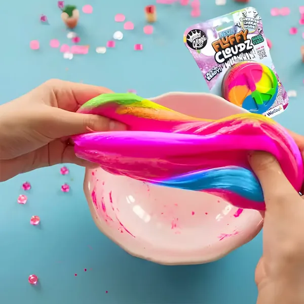 Compound Kings: Neon Fluffy Cloudz - Dobre wibracje pachnący slime z niespodzianką zdjęcie 2