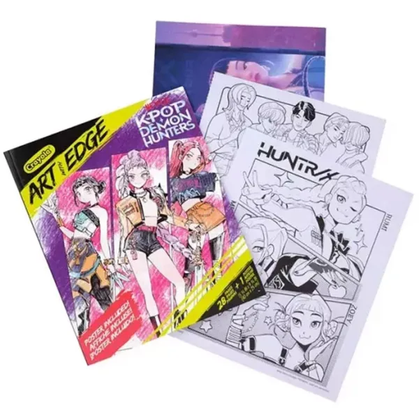 Crayola: Art With Edge - K-Pop Demon Hunters kolorowanka i plakat zdjęcie 2