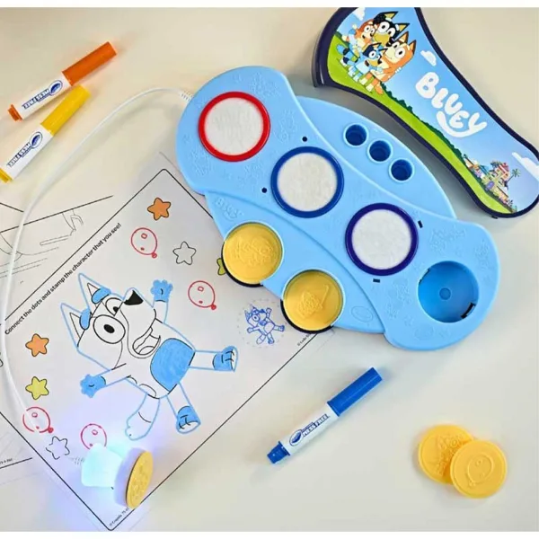 Crayola: Color Wonder Bluey Zestaw świecących pieczątek zdjęcie 2