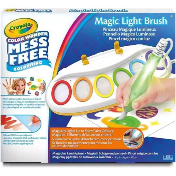 Crayola: Zestaw farb Color Wonder z świecącym pędzlem zdjęcie 1
