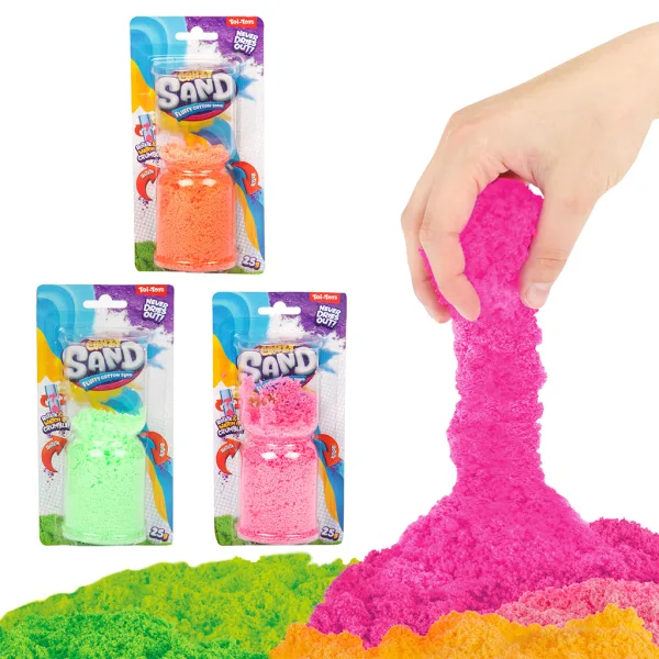 Crazy Sand kinetyczny piasek w różnych kolorach 25g 1szt zdjęcie 1