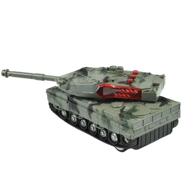 Czołg M1 Abrams zdalnie sterowany RC z efektami świetlnymi i dźwiękowymi, skala 1:32, 22 cm zdjęcie 2
