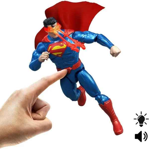 DC Figurki Akcji - Interaktywna figura Supermana 17cm - Mattel zdjęcie 3