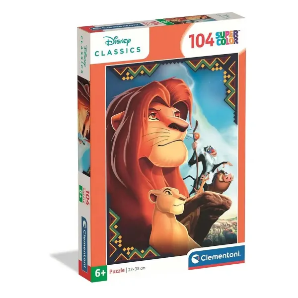 Disney Król Lew 104-elementowa układanka supercolor - Clementoni zdjęcie 1