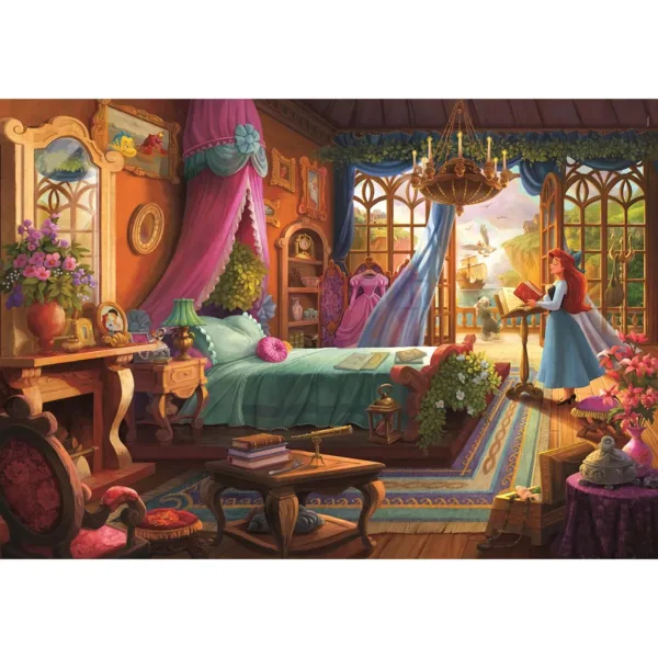 Disney Księżniczki Ever After Ariel 500-elementowa układanka - Clementoni zdjęcie 2