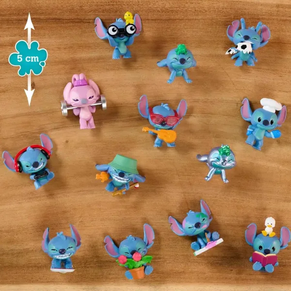 Disney Stitch mini figurka-niespodzianka w kapsule w kształcie ananasa, seria 4, 1 sztuka zdjęcie 3