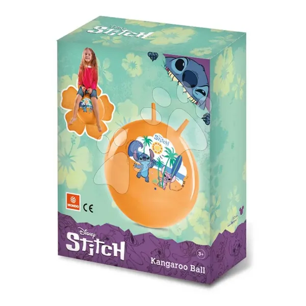 Disney Stitch piłka do skakania 50 cm - Mondo Toys zdjęcie 2
