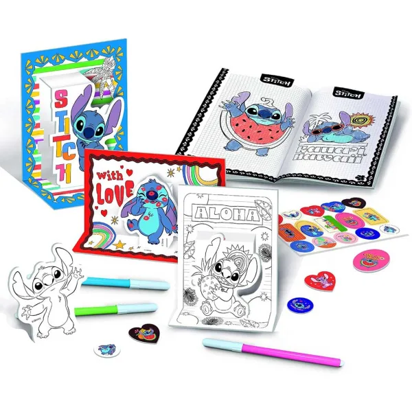 Disney Stitch szkoła rysunku w plecaku - Lisciani zdjęcie 2