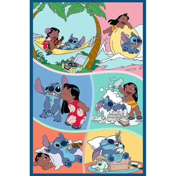 Disney: Świat Stitcha 3x80 sztuk puzzli - Trefl zdjęcie 4