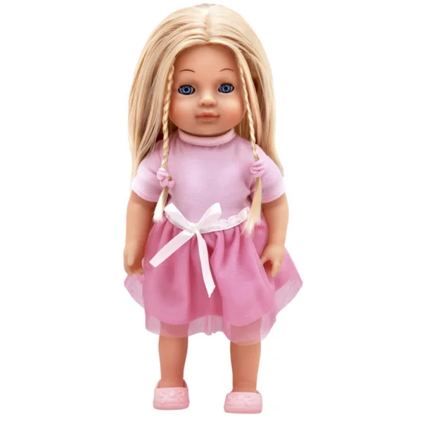 Dolls World: Mówiąca po polsku lalka Charlotte w różowej sukience zdjęcie 2