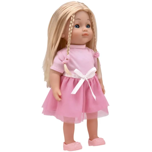Dolls World: Mówiąca po polsku lalka Charlotte w różowej sukience zdjęcie 3