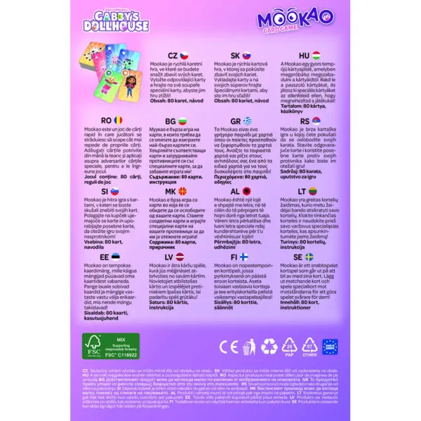 Domek dla lalek Gabi – gra karciana Mookao – Trefl zdjęcie 3