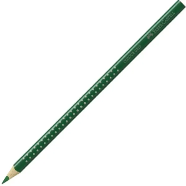 Faber-Castell: Grip '01 kredka kolorowa ciemnozielona zdjęcie 1
