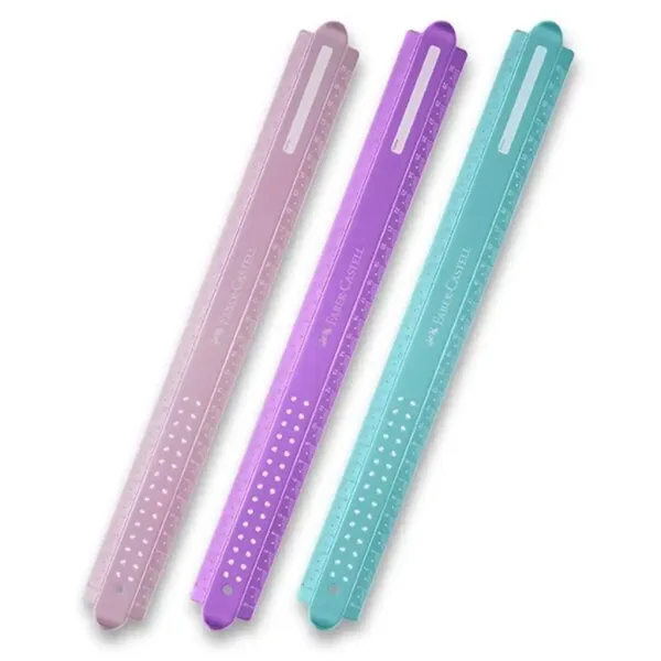 Faber-Castell: Sparkle elastyczna linijka 30cm w różnych kolorach zdjęcie 1