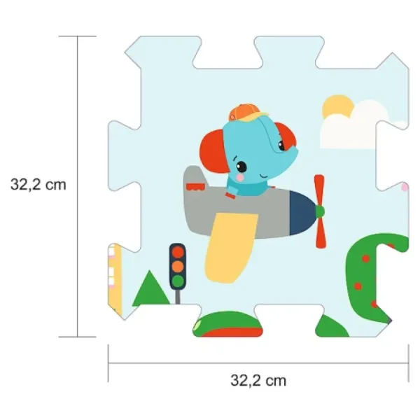 Fisher-Price Uśmiech gąbkowy puzzle - Terfl zdjęcie 2